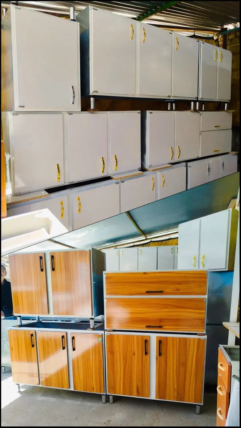 انواع کابینت فلزی نو آماده با کیفیت