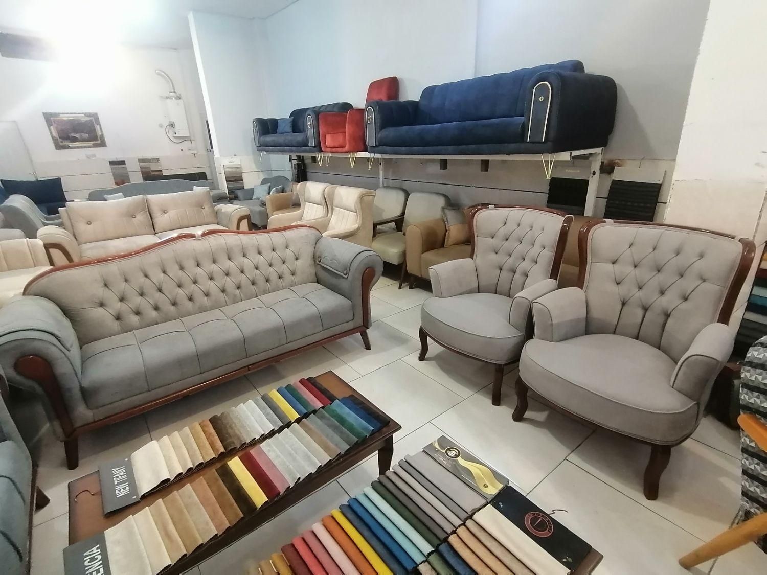 %مبل موریبوس%با فنر طبی چکی 6 ماه