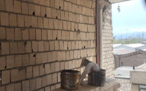 دیوار چینی و سیمان کاری
